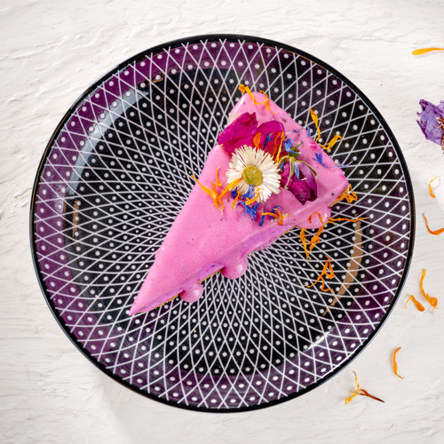 Ostekake med dragefrukt